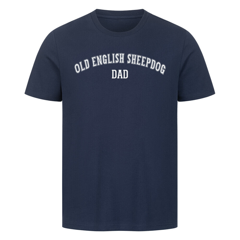 Premium T-Shirt "Bobtail ( engl. ) - DAD" French Navy – hunde-shirt.de