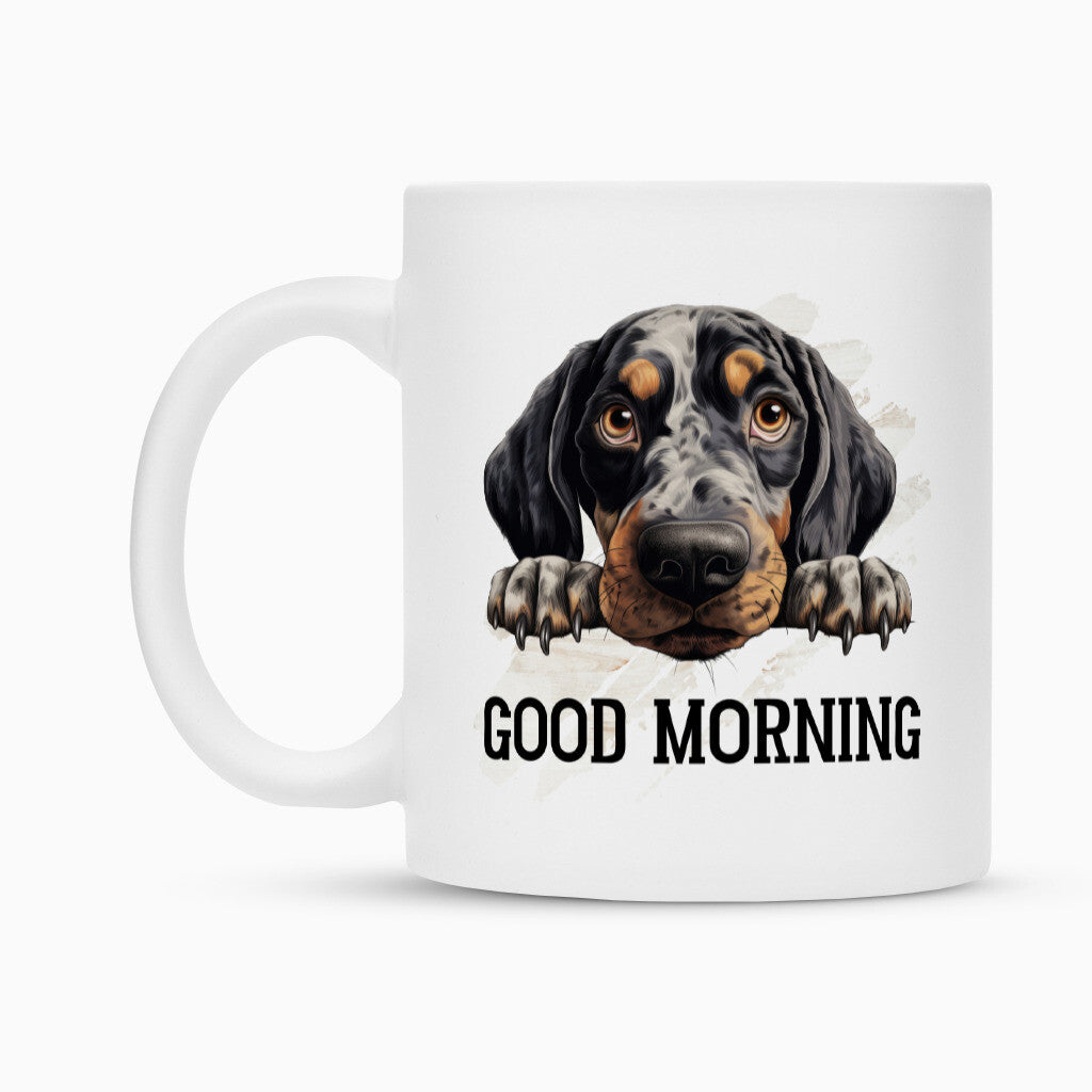 Tasse "Coonhound Bluetick - Good Morning" – hunde-shirt.de
