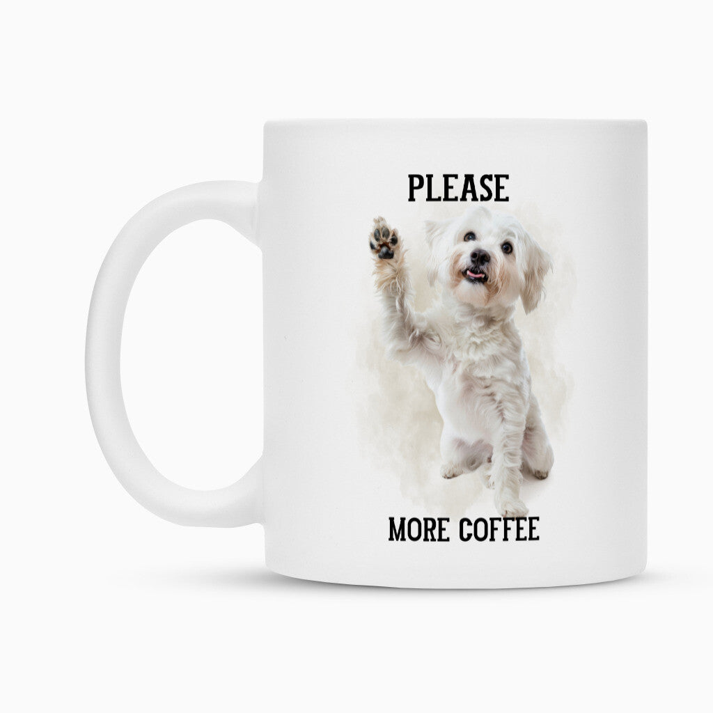 Tasse "Bologneser - Please more Coffee" – hunde-shirt.de