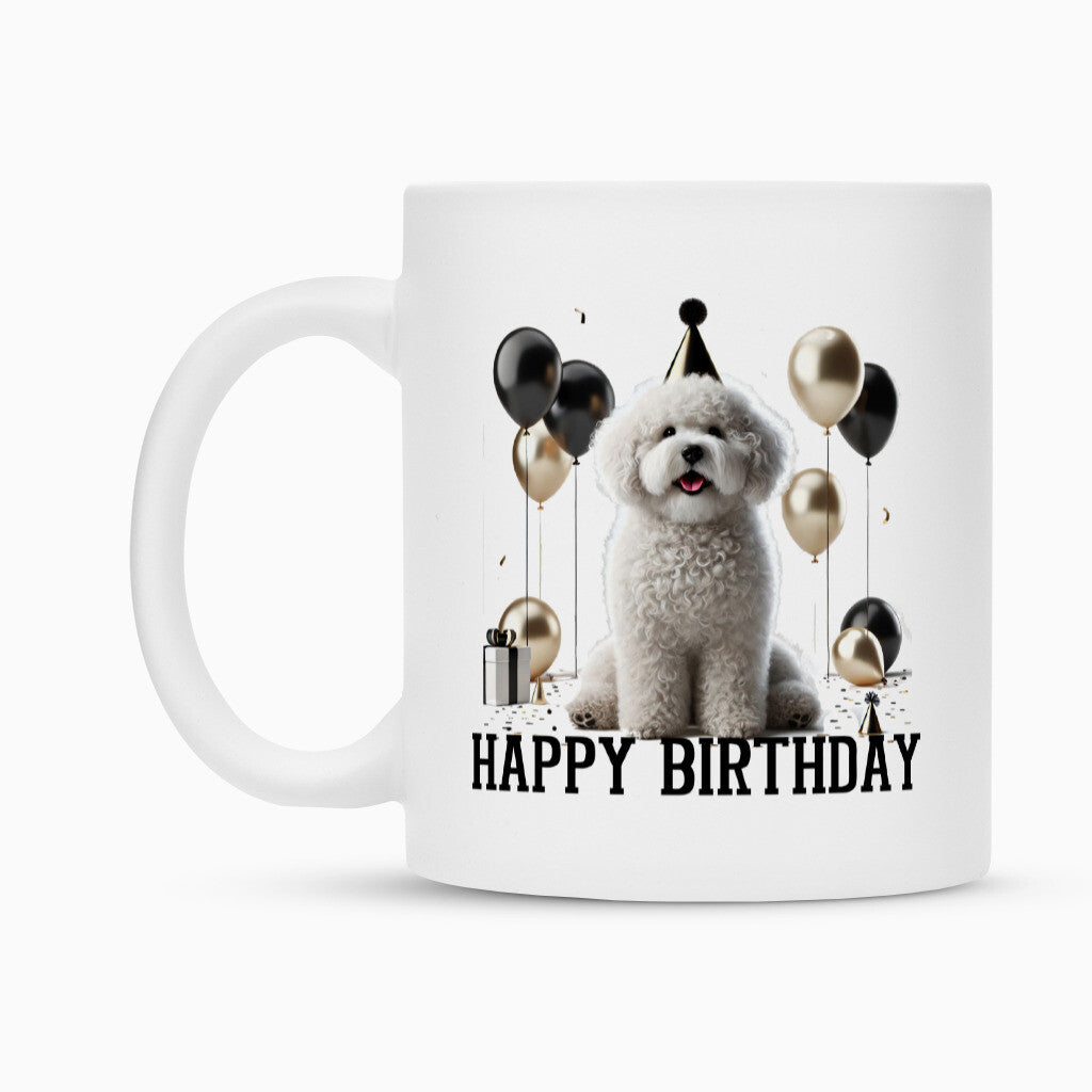 Tasse "Bologneser - Happy Birthday" – hunde-shirt.de