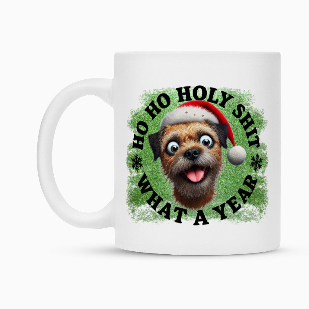Tasse "Border Terrier - HO HO..." – hunde-shirt.de