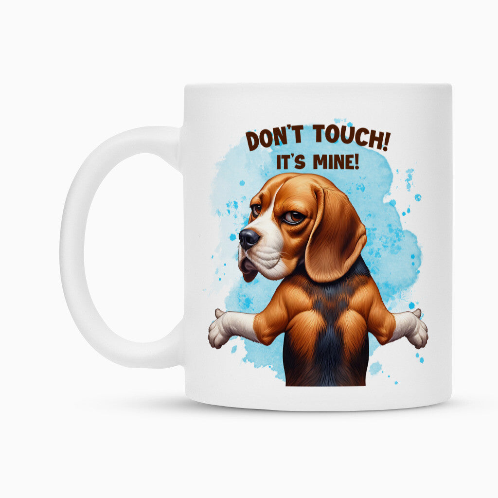Tasse "Beagle - Don´t touch..." – hunde-shirt.de