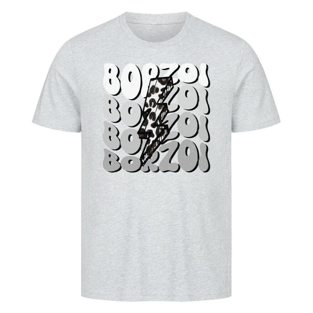 Premium T-Shirt "Barsoi - BORZOI" Heather Grey – hunde-shirt.de