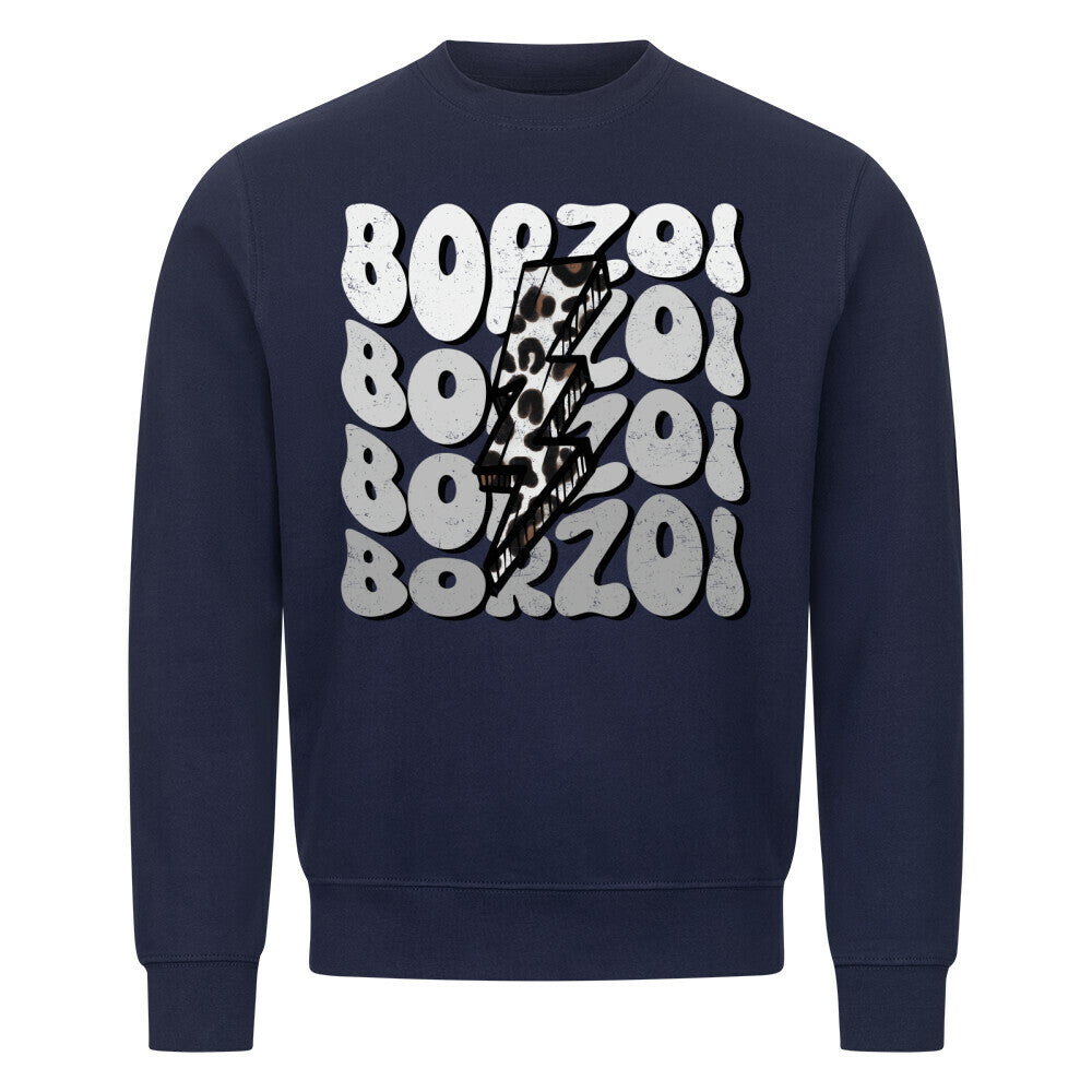 Premium Sweatshirt "Barsoi - BORZOI" Navy Blue – hunde-shirt.de