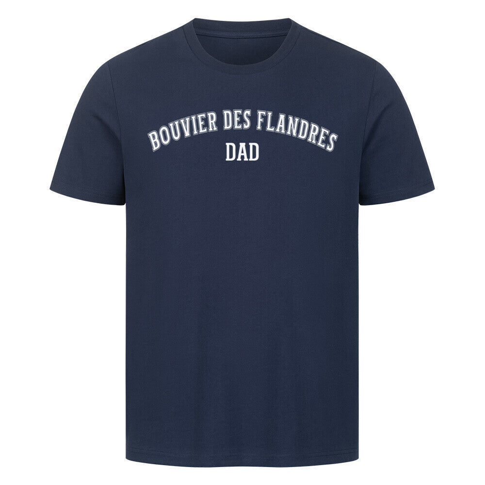 Premium T-Shirt "Bouvier - DAD" French Navy – hunde-shirt.de
