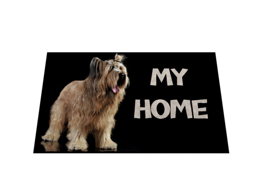 Fußmatte "Briard - My Home" – hunde-shirt.de