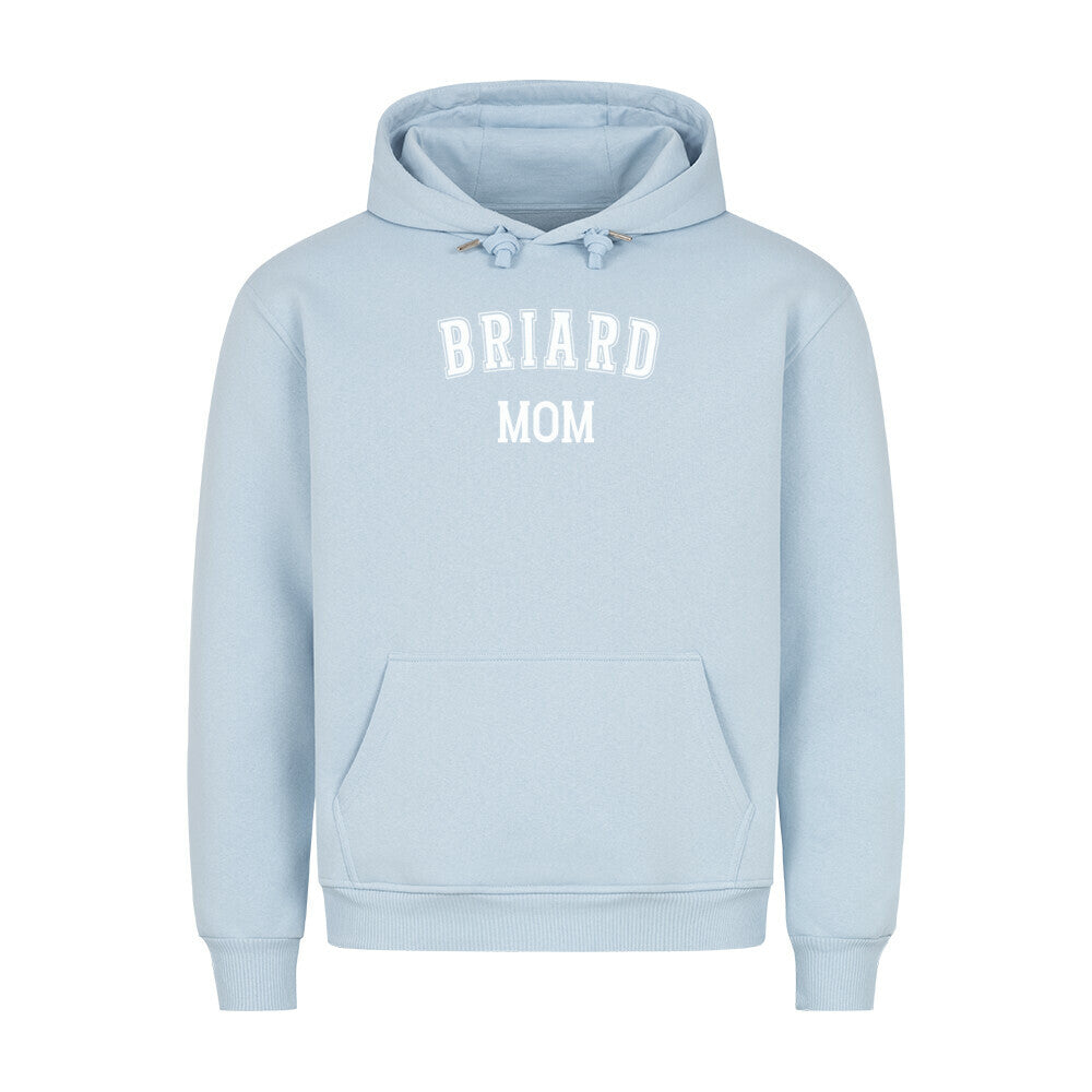 Premium Hoodie "Briard - MOM" Babyblau – hunde-shirt.de