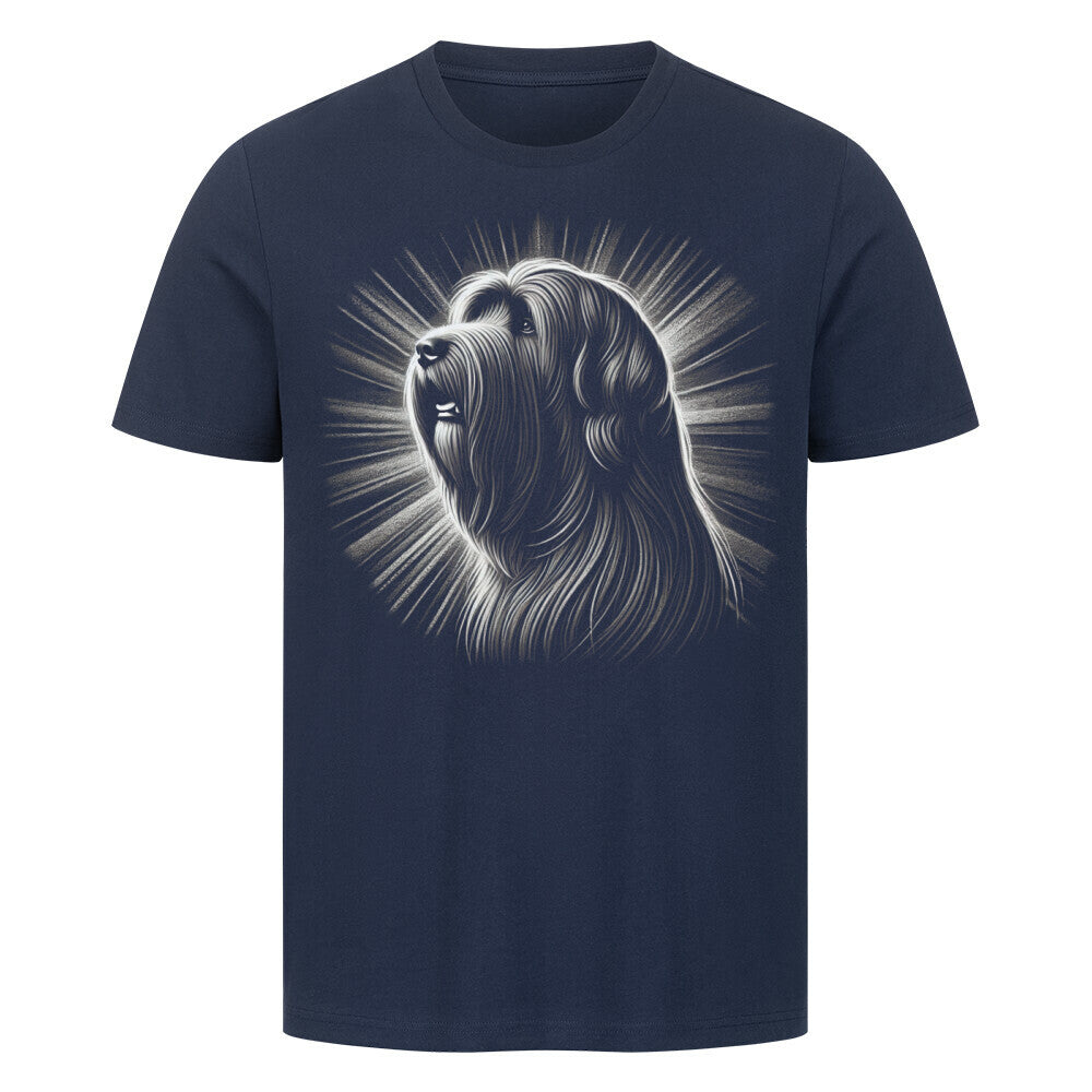 Premium T-Shirt "Briard - Shine" French Navy – hunde-shirt.de