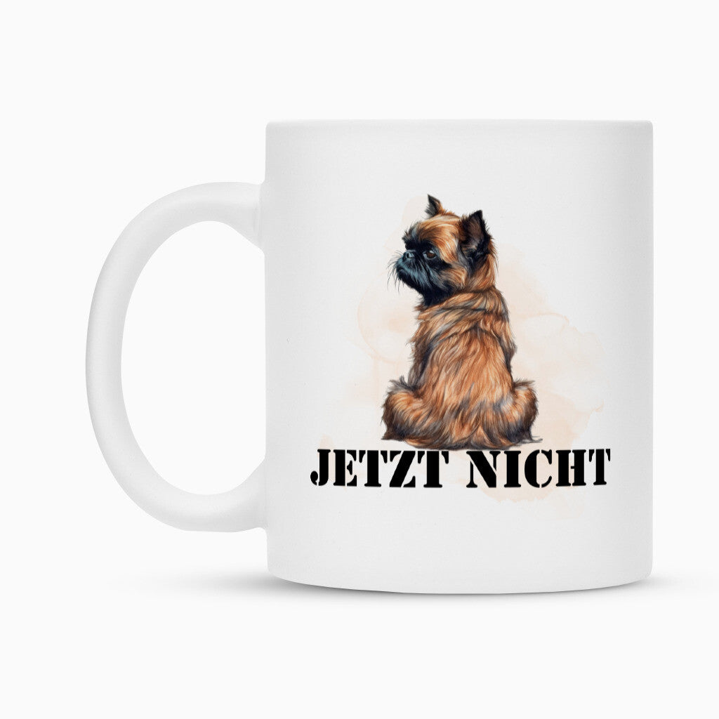 Tasse "Brüsseler Griffon - JETZT NICHT" – hunde-shirt.de