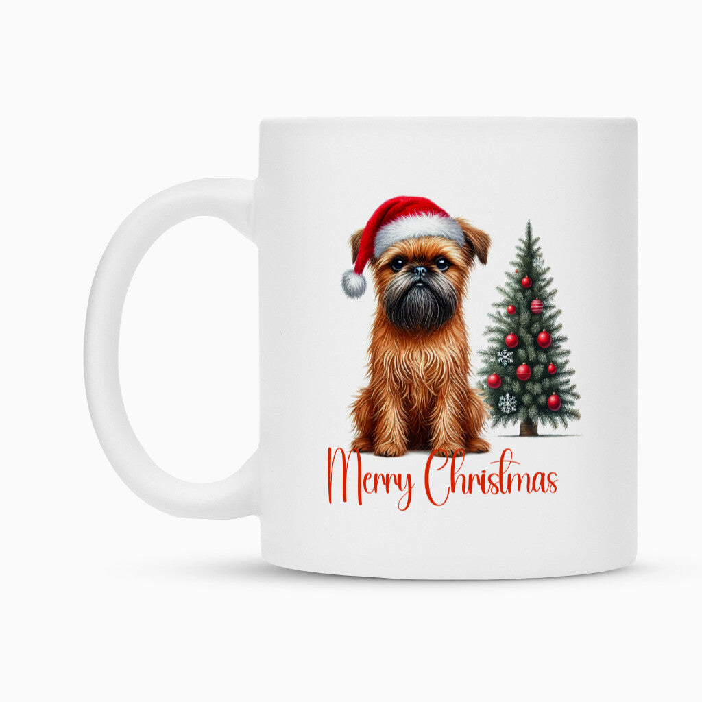 Tasse "Brüsseler Griffon - Merry Christmas 2" – hunde-shirt.de