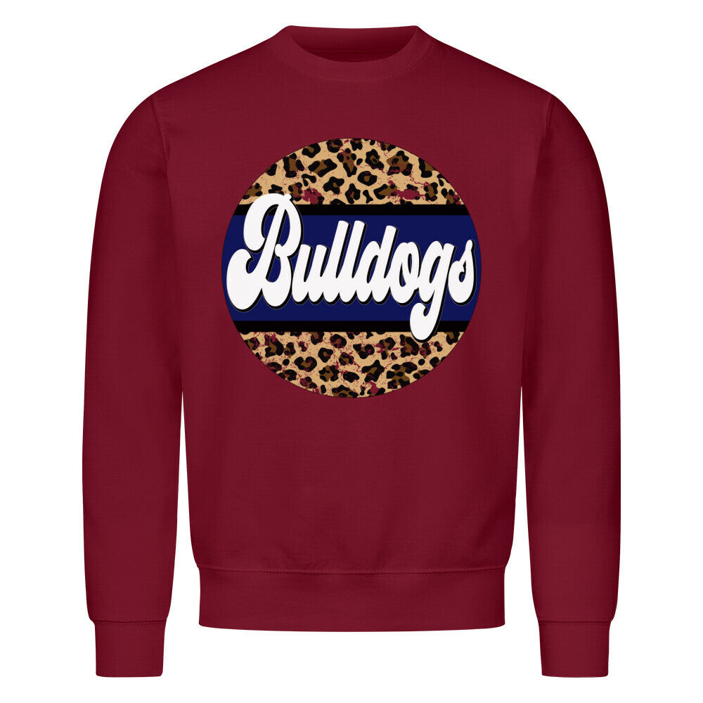 Premium Sweatshirt "Bulldogs" Burgunder – hunde-shirt.de