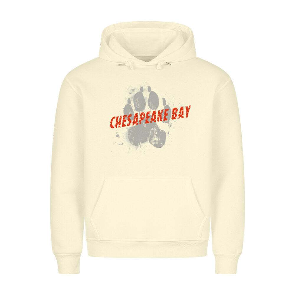 Premium Hoodie "Chesapeake Bay Retriever - PAW" Beige – hunde-shirt.de