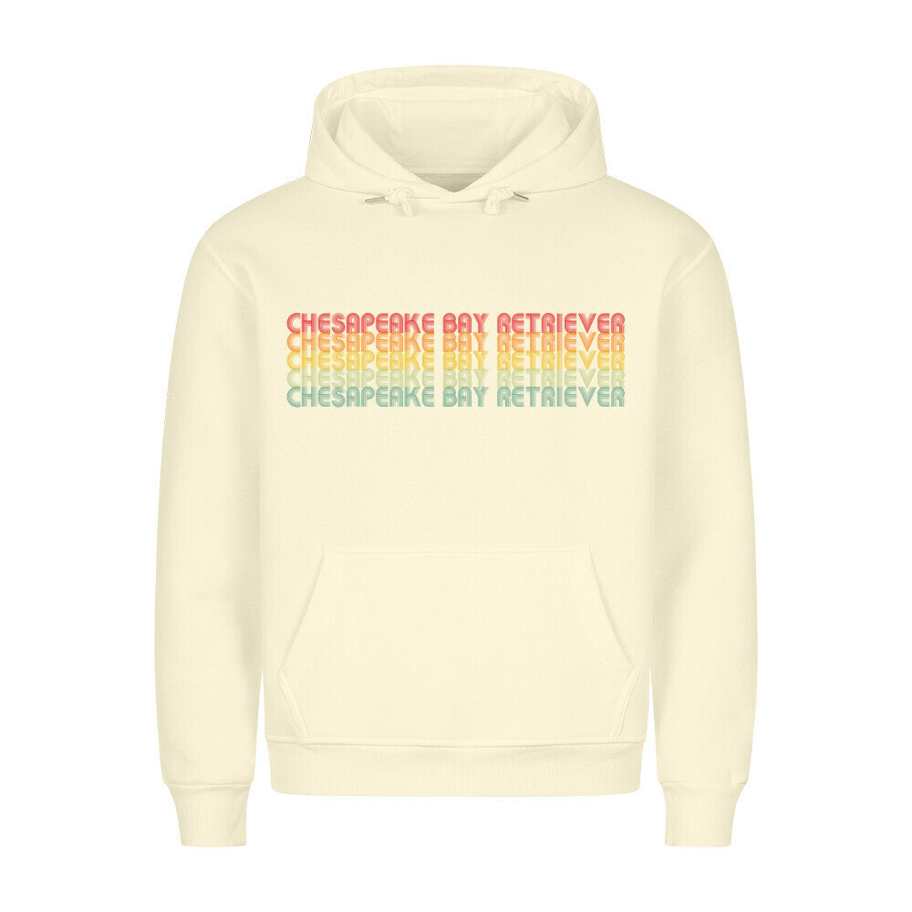 Premium Hoodie "Chesapeake Bay - Letters" Beige – hunde-shirt.de