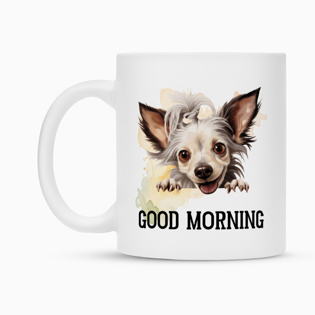 Tasse "Chinese Crested Dog - Good Morning" – hunde-shirt.de