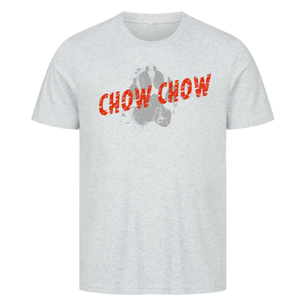 Premium T-Shirt "Chow-Chow - PAW" Heather Grey – hunde-shirt.de