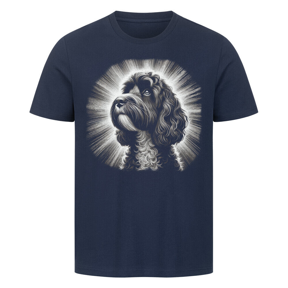 Premium T-Shirt "Cockapoo - Shine" French Navy – hunde-shirt.de