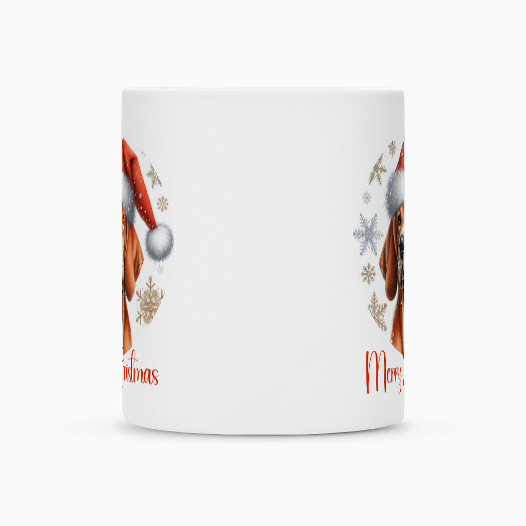 Tasse "Coonhound - Merry Christmas" – hunde-shirt.de