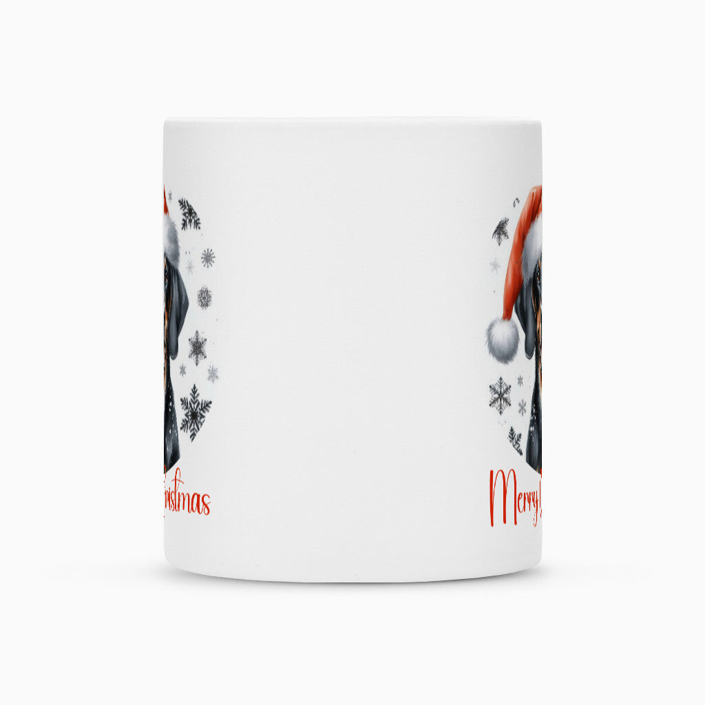 Tasse "Coonhound ( b + t ) - Merry Christmas" – hunde-shirt.de