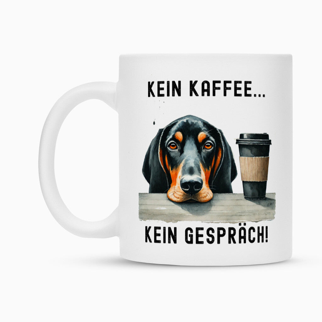 Tasse "Coonhound ( b + t ) - Kein Kaffee..." – hunde-shirt.de