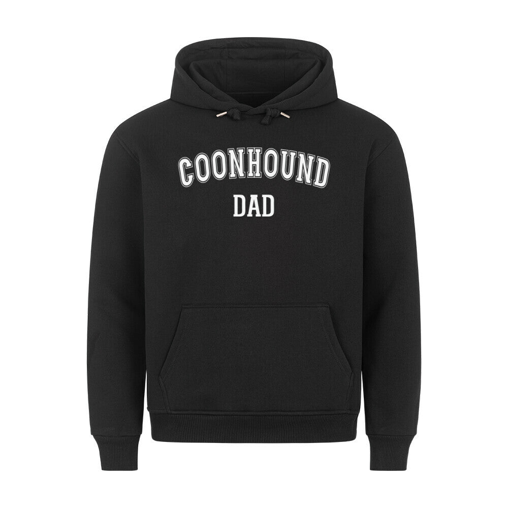 Premium Hoodie Coonhound - DAD" Schwarz – hunde-shirt.de