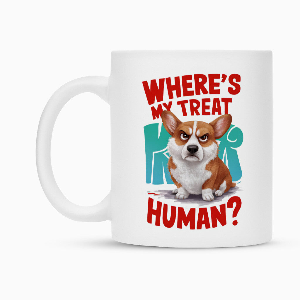 Tasse "Pambroke Welsh Corgi - Treat" – hunde-shirt.de