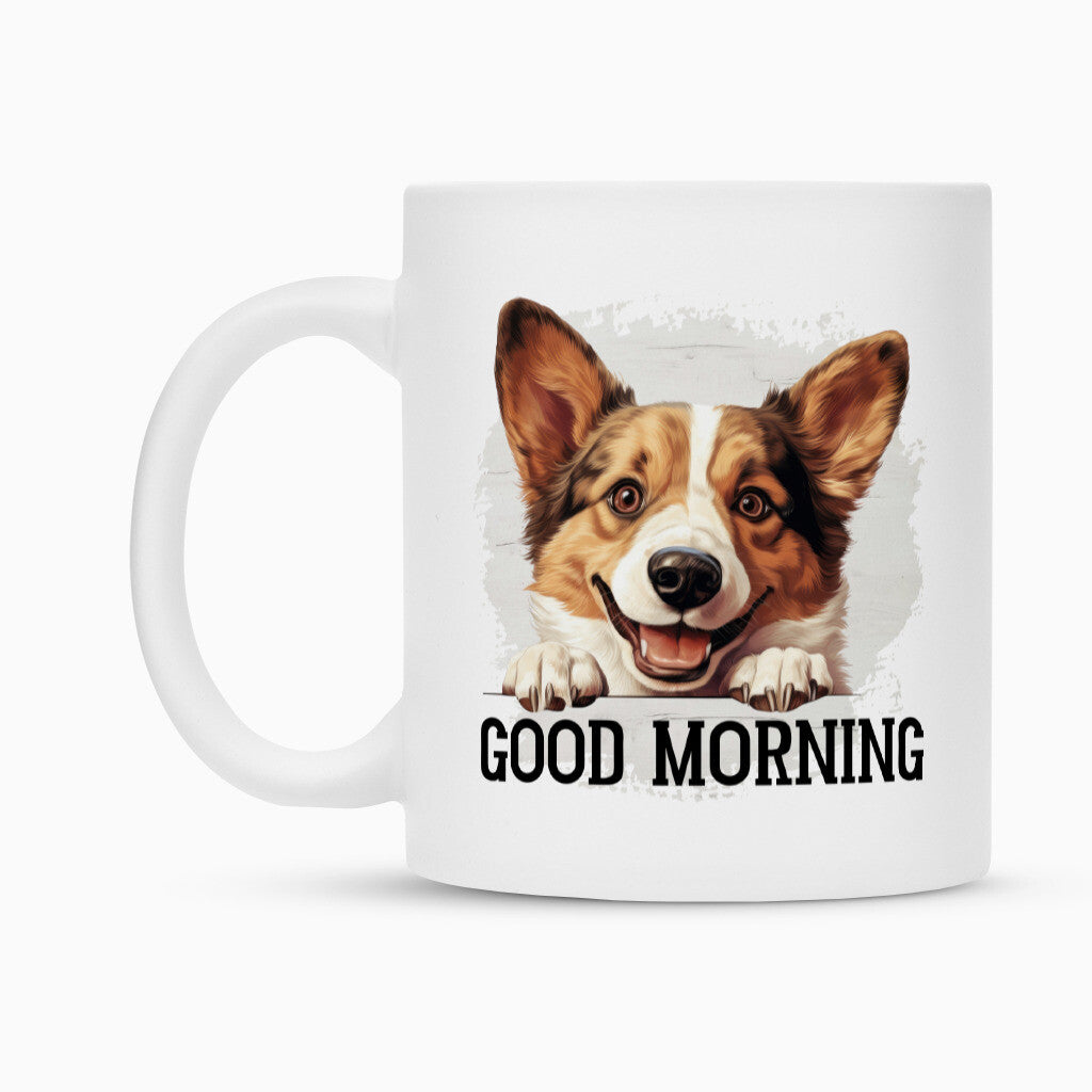 Tasse "Pembroke Welsh Corgi ( Cardigan ) - Good Morning" – hunde-shirt.de