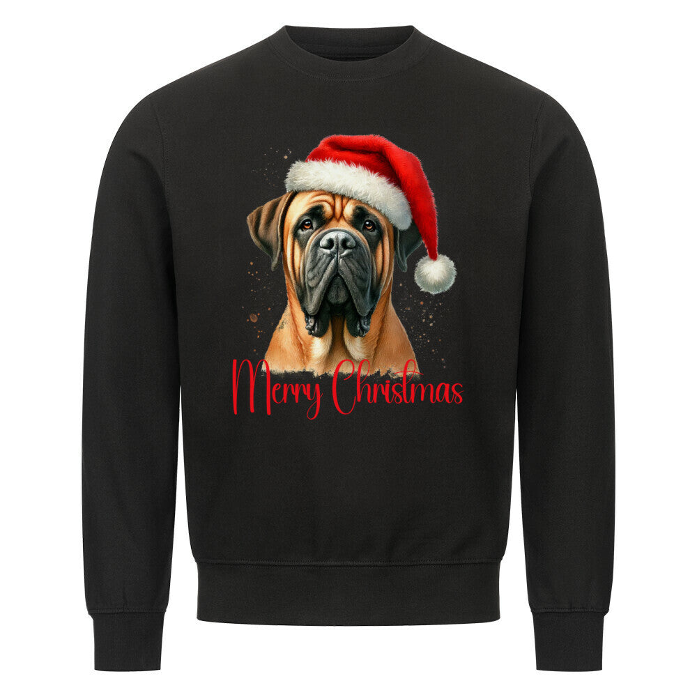 Premium Sweatshirt "Ca de Bou - Merry Christmas" Schwarz – hunde-shirt.de