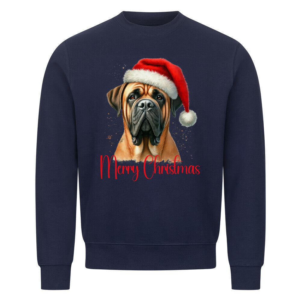 Premium Sweatshirt "Ca de Bou - Merry Christmas" Navy Blue – hunde-shirt.de
