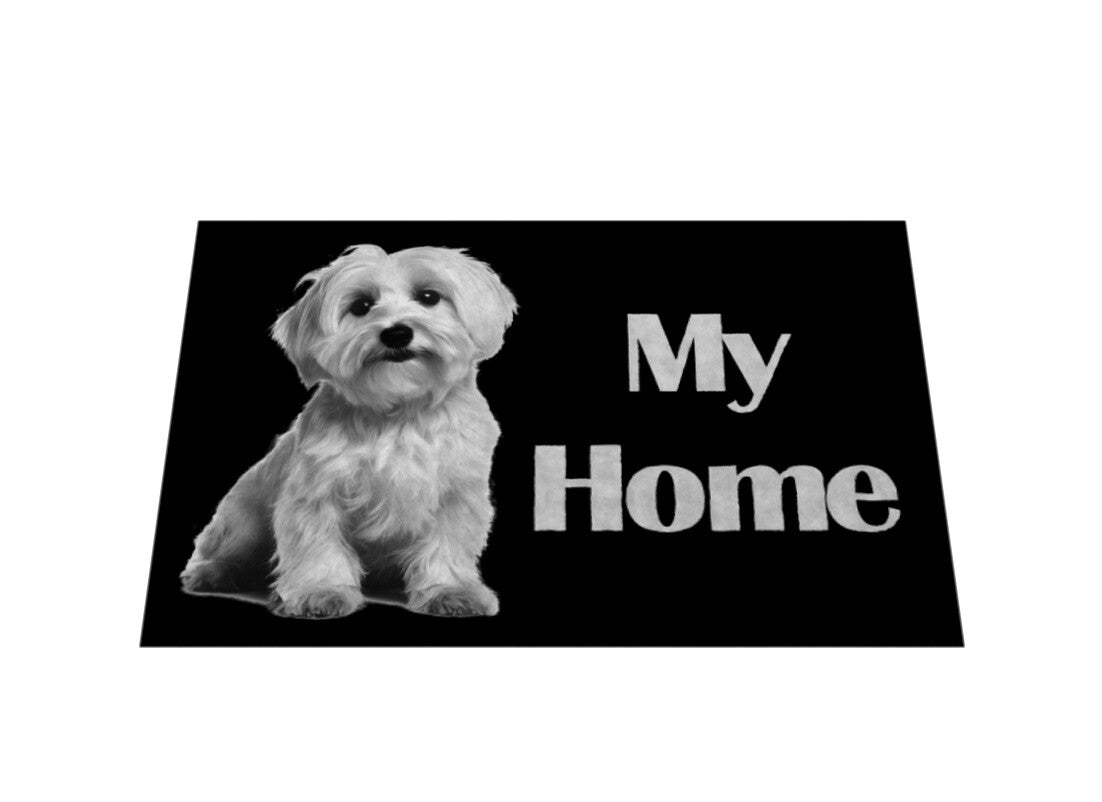 Fußmatte "Coton de Buléar - My Home" – hunde-shirt.de