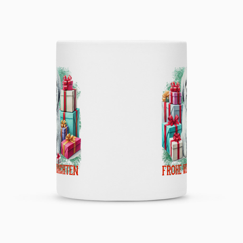 Tasse "Coton de Tuléar - Frohe Weihnachten" – hunde-shirt.de
