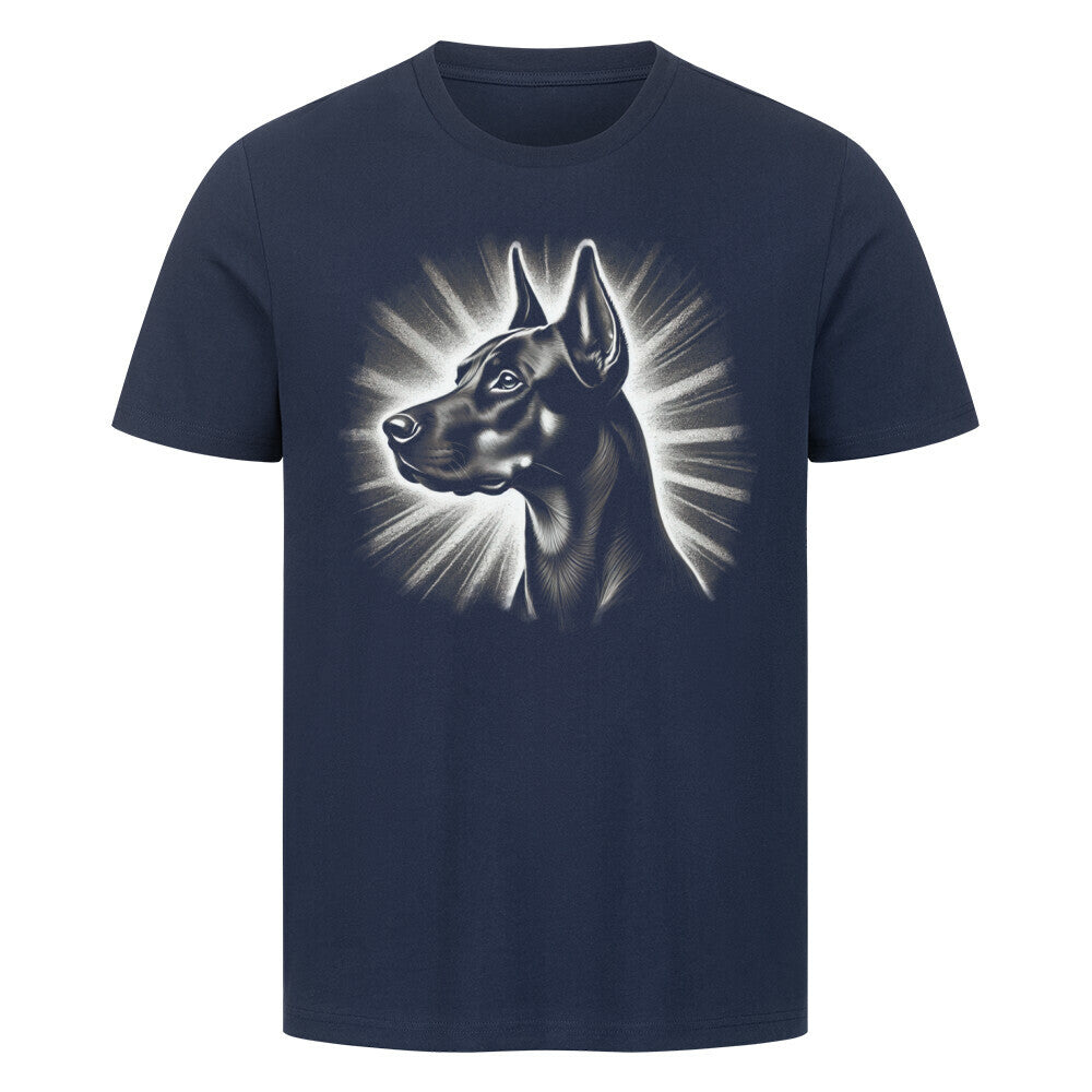 Premium T-Shirt "Deutscher Pinscher - Shine" French Navy – hunde-shirt.de