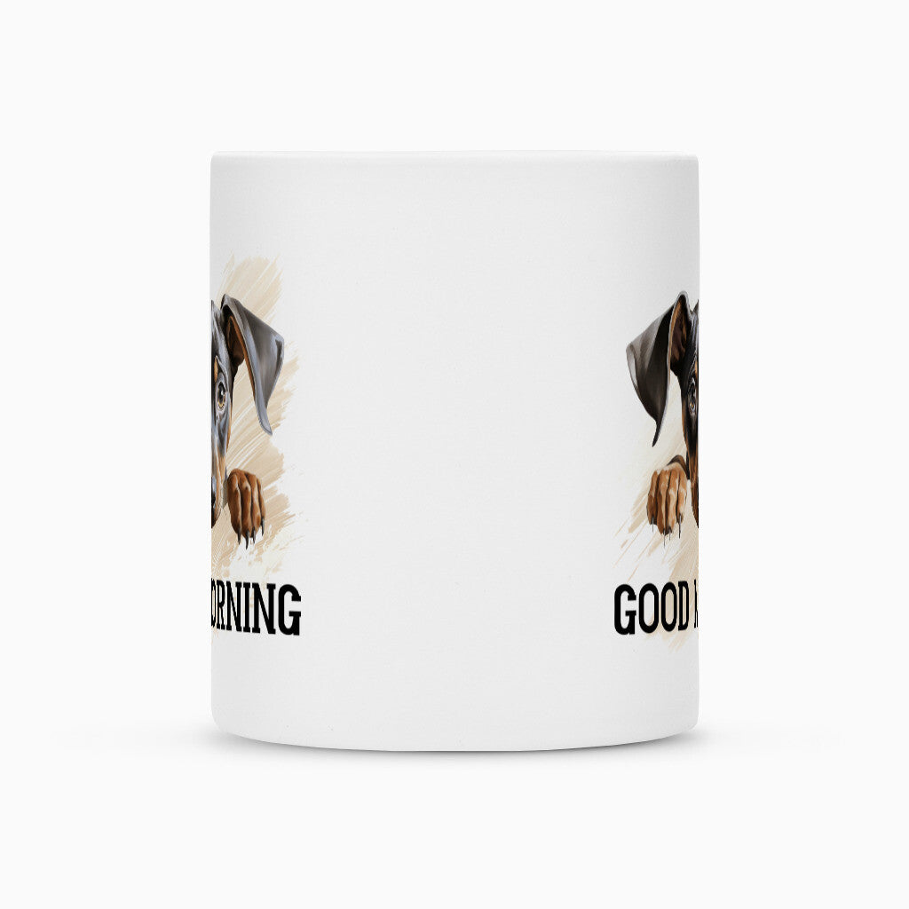 Tasse "Dobermann - Good Morning" – hunde-shirt.de