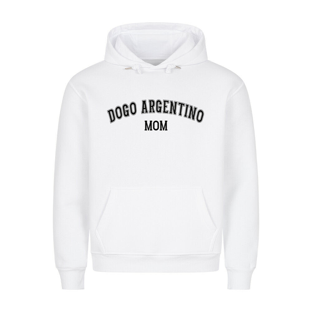 Premium Hoodie "Dogo Argentino - MOM" Weiß – hunde-shirt.de