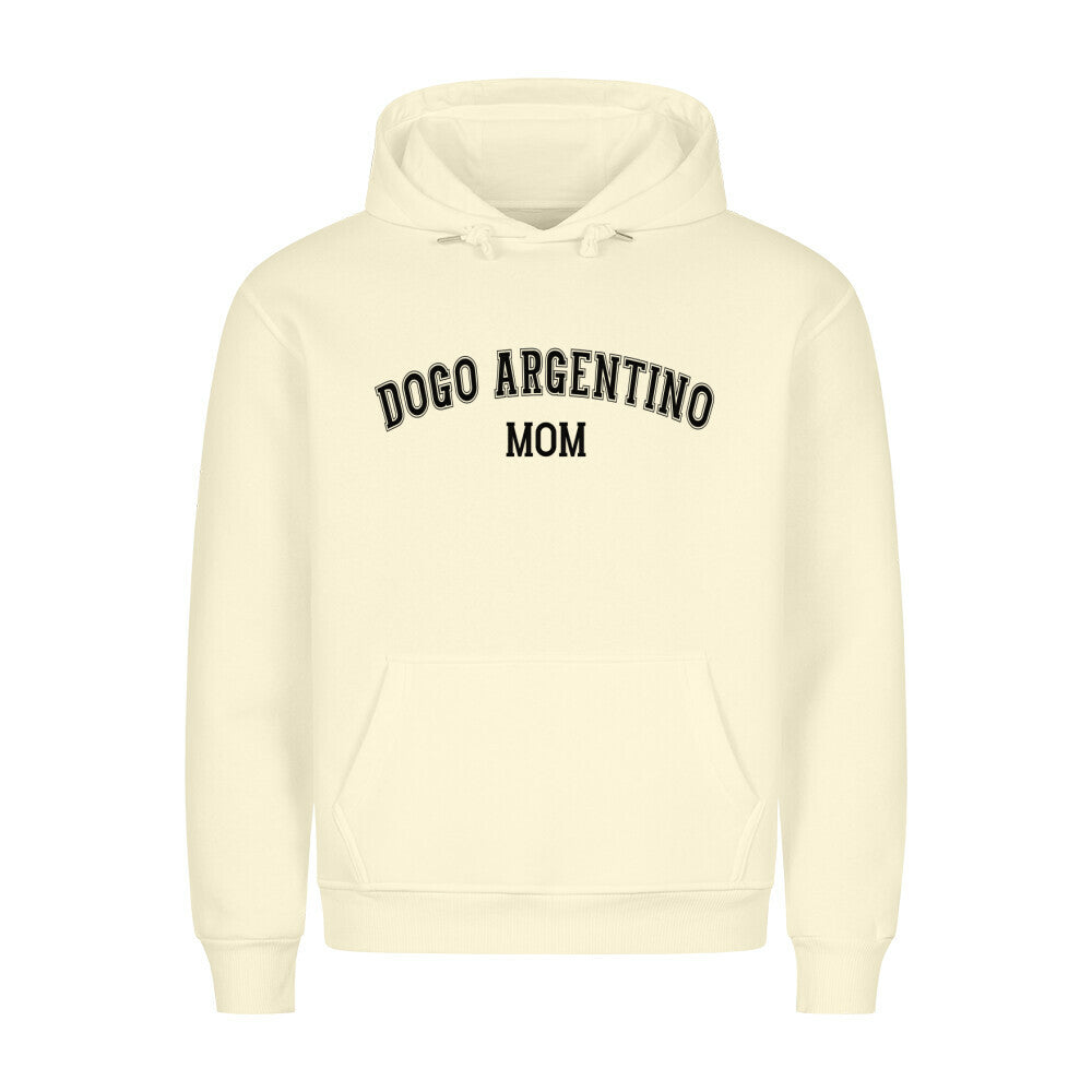 Premium Hoodie "Dogo Argentino - MOM" Beige – hunde-shirt.de