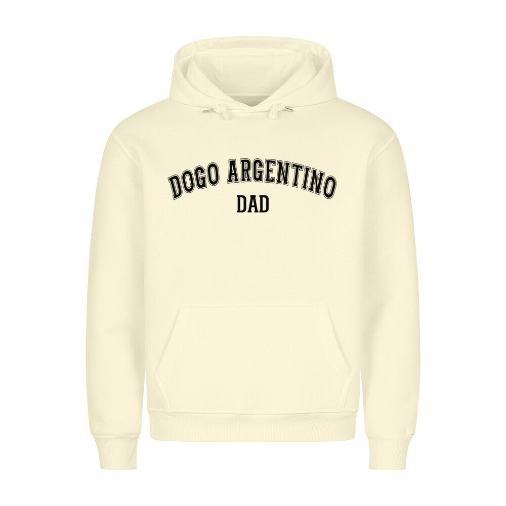 Premium Hoodie "Dogo Argentino - DAD" Beige – hunde-shirt.de