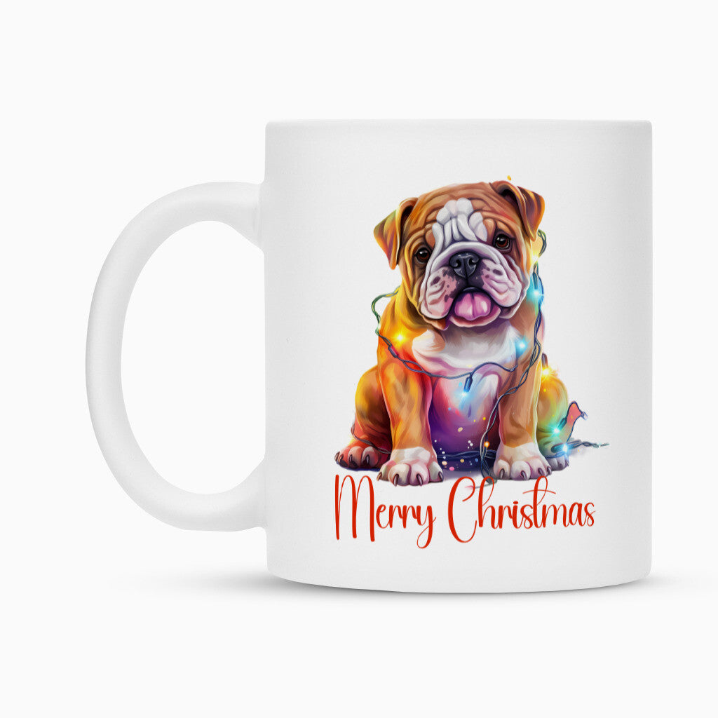 Tasse "English Bulldog - Merry Christmas" – hunde-shirt.de