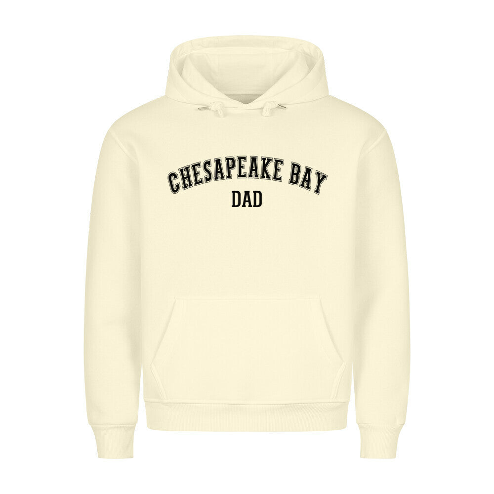 Premium Hoodie "Chesapeake Bay - DAD" Beige – hunde-shirt.de