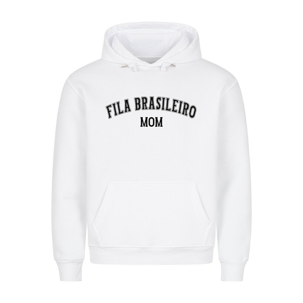 Premium Hoodie "Fila Brasileiro - MOM" Weiß – hunde-shirt.de