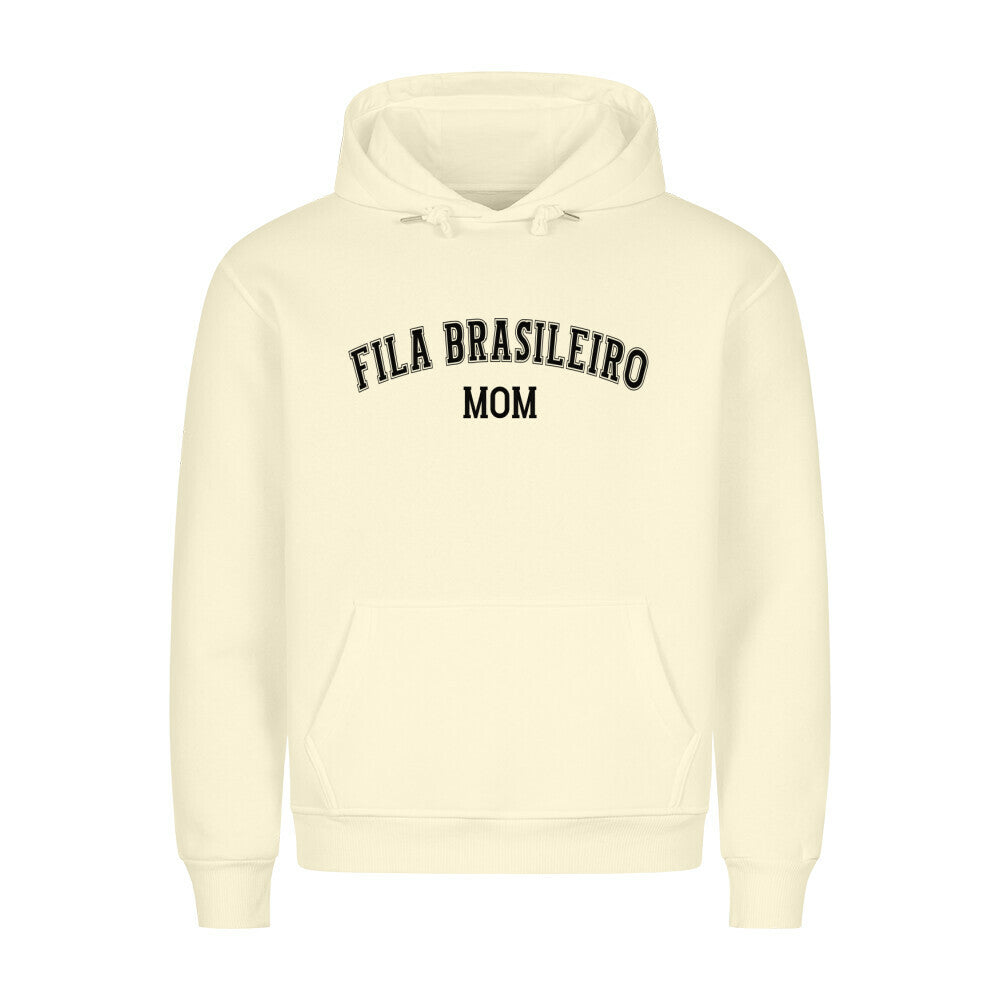 Premium Hoodie "Fila Brasileiro - MOM" Beige – hunde-shirt.de