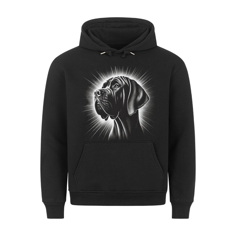 Premium Hoodie "Fila Brasileiro - Shine" Schwarz – hunde-shirt.de
