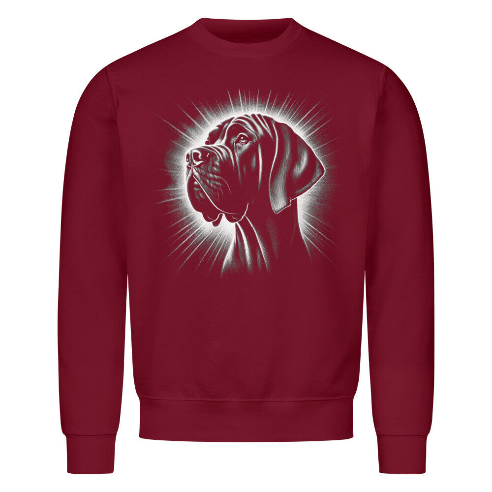 Premium Sweatshirt "Fila Brasileiro - Shine" Burgunder – hunde-shirt.de