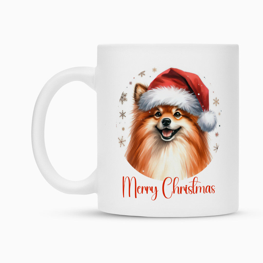Tasse "Finnischer Spitz - Merry Christmas" – hunde-shirt.de
