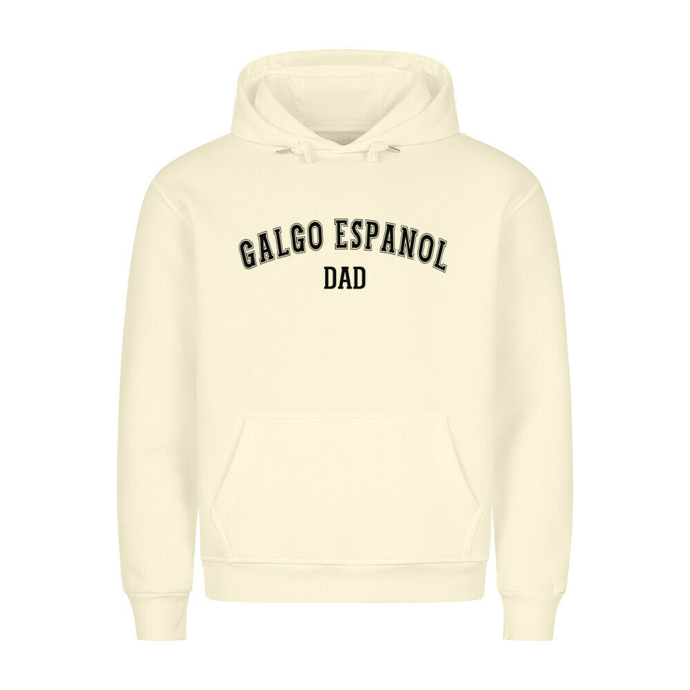Premium Hoodie "Galgo - DAD" Beige – hunde-shirt.de