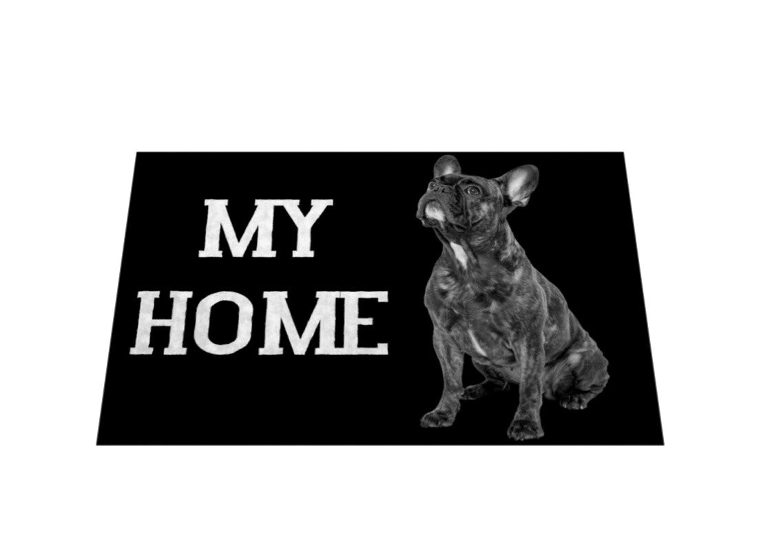 Fußmatte "Frenchi - MY HOME II" – hunde-shirt.de