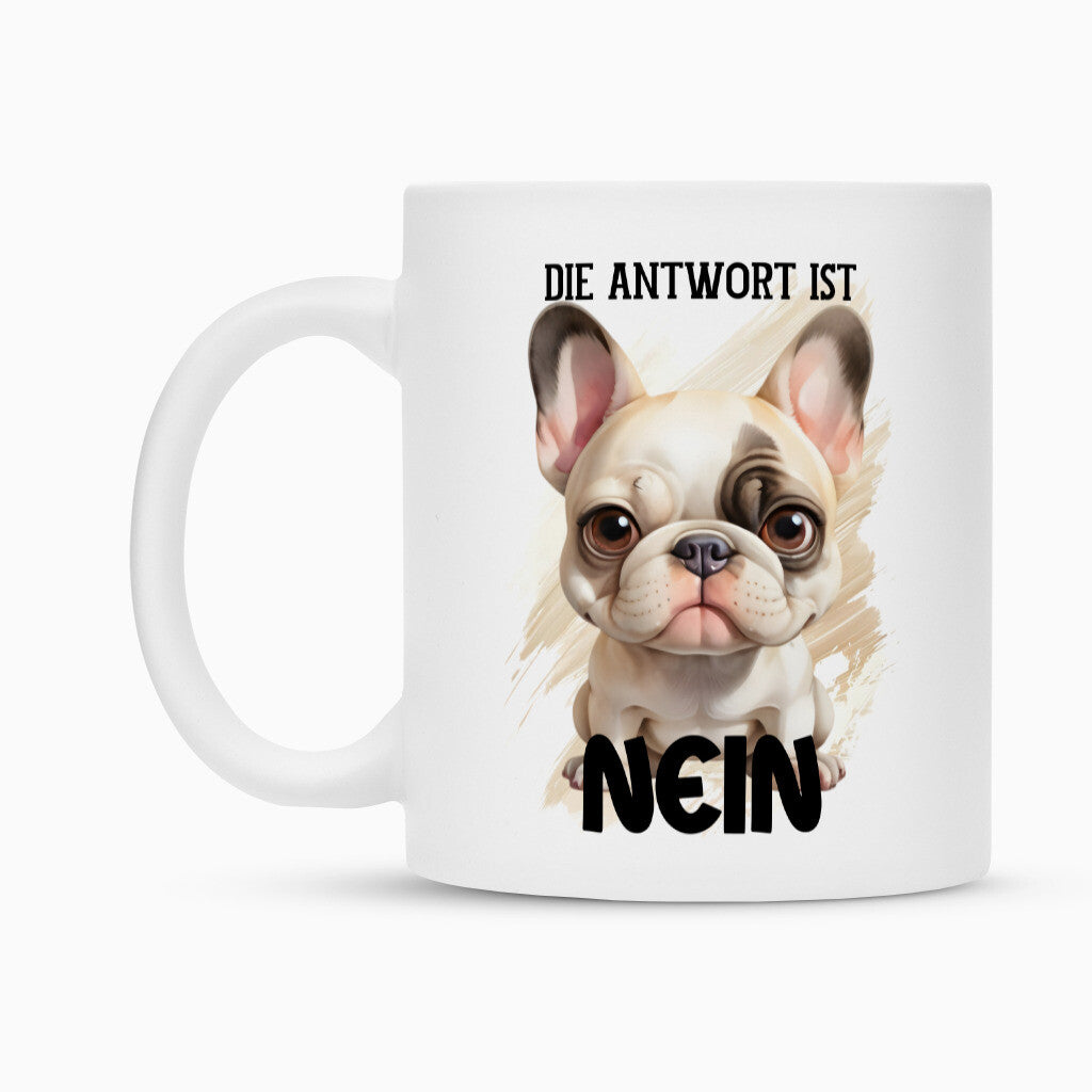 Tasse "Frenchie - NEIN" – hunde-shirt.de