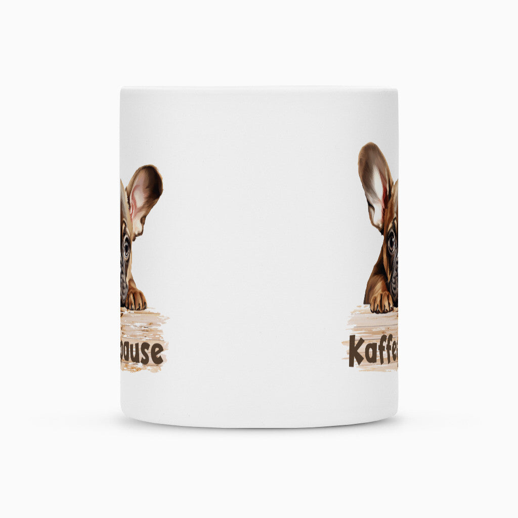 Tasse "Frenchie - Kaffeepause II" – hunde-shirt.de