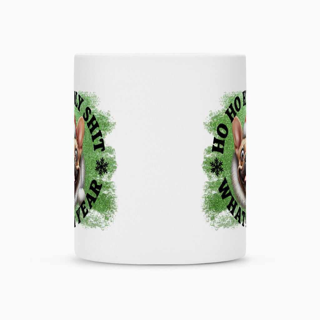 Tasse "Frenchie Fawn - HO HO..." – hunde-shirt.de