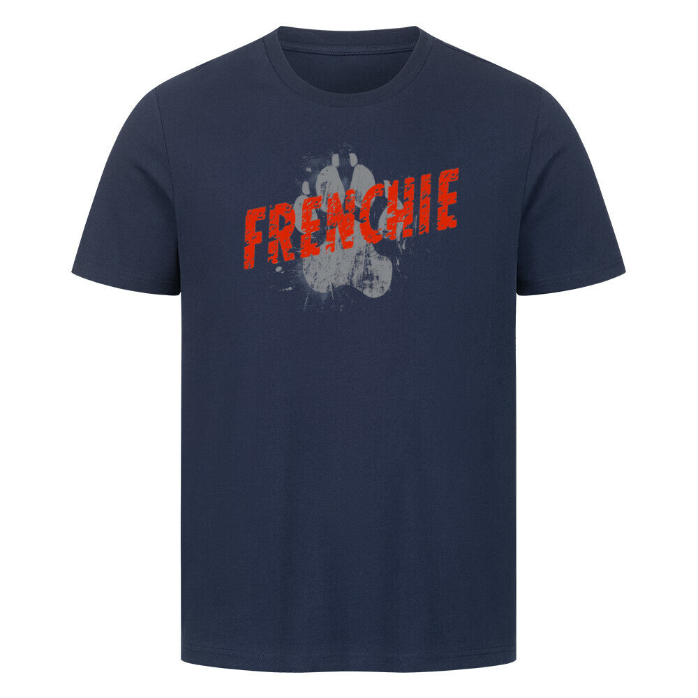 Premium T-Shirt "Frenchie - PAW" French Navy – hunde-shirt.de
