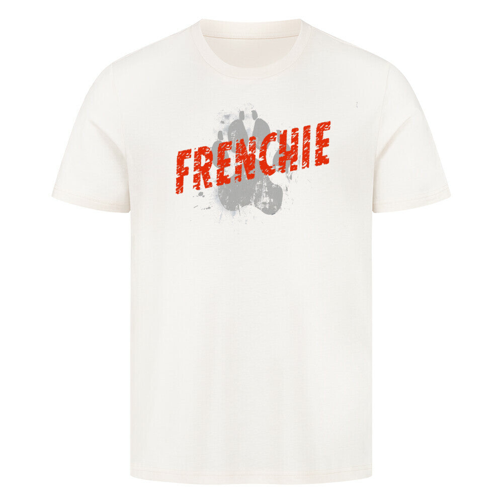 Premium T-Shirt "Frenchie - PAW" Natural Raw – hunde-shirt.de
