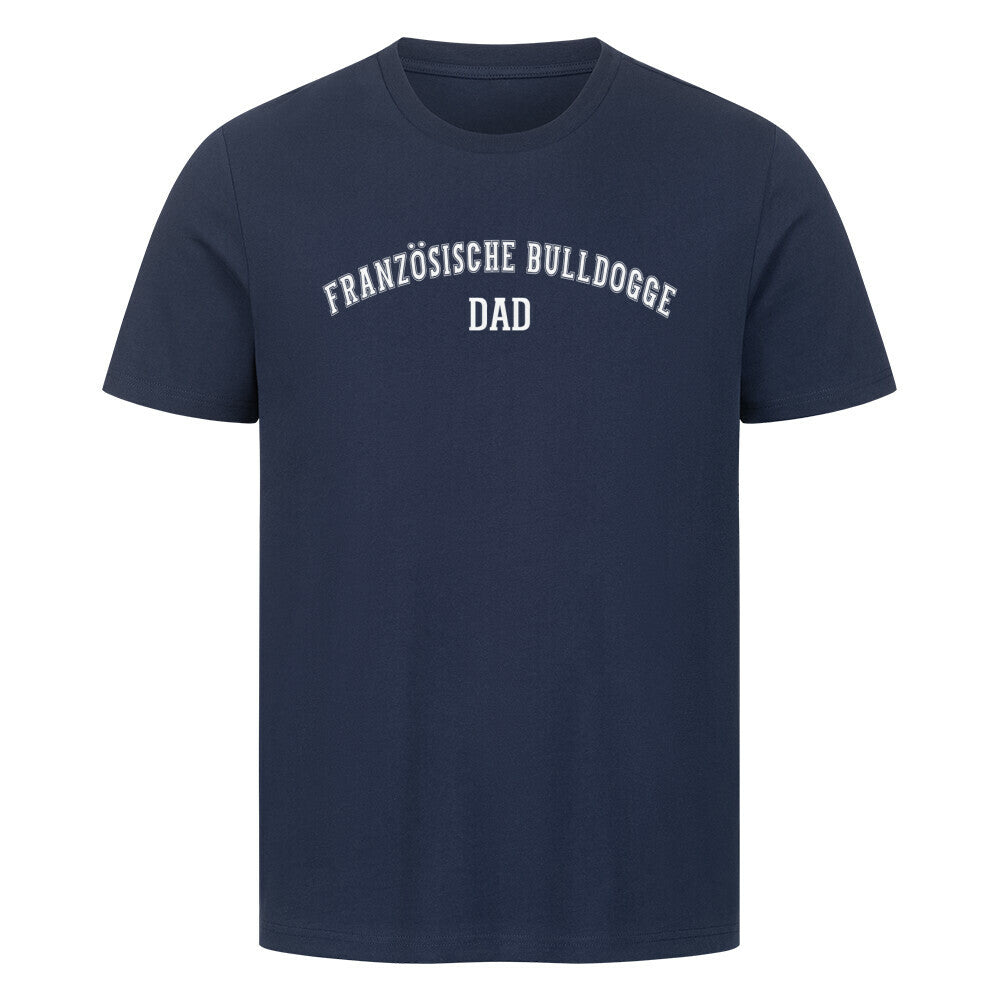 Premium T-Shirt "Französische Bulldogge - DAD" French Navy – hunde-shirt.de